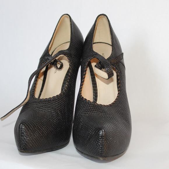 Bottega veneta embossed platform pumps - Picture 2 of 5